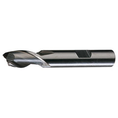 ‎1-1/4″ × 7/8″ × 1-5/8″ × 4-1/8″ RHS / RHC HSS HSS Single End 2-Flute Center Cutting End Mill - Bright - Exact Industrial Supply