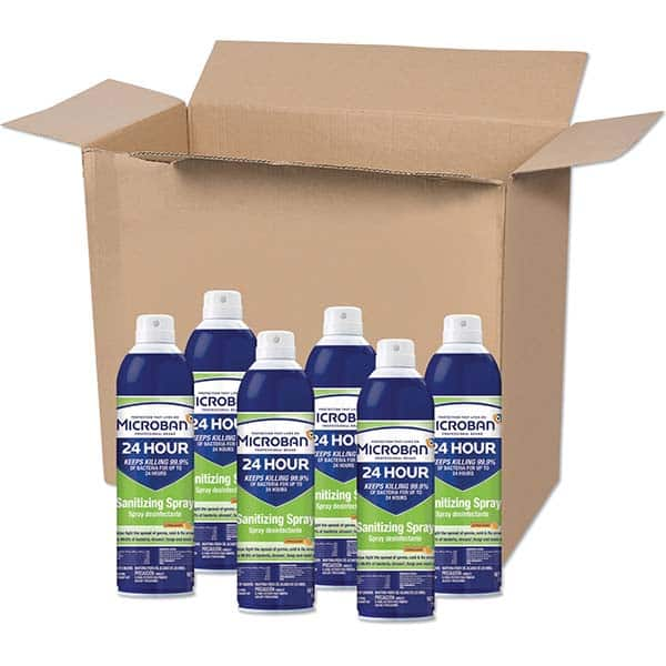 Microban - All-Purpose Cleaners & Degreasers Container Type: Aerosol Can Container Size: 15 oz - A1 Tooling