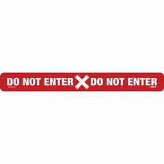 NMC - "Do Not Enter" Adhesive-Backed Floor Sign - A1 Tooling