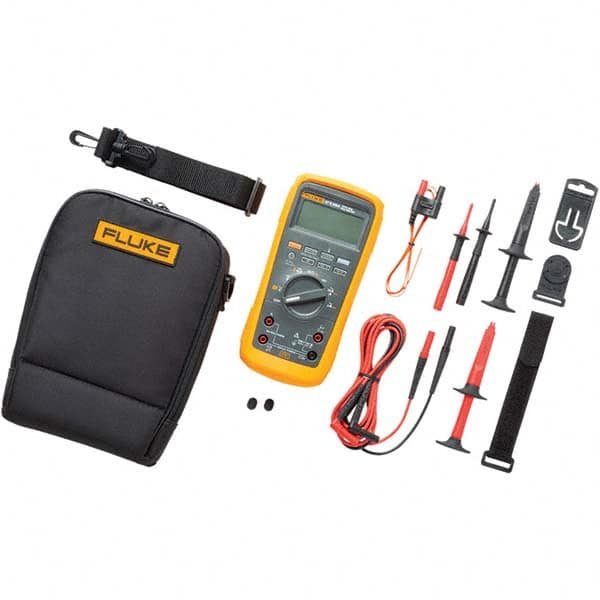 Fluke - Multimeters Multimeter Type: Digital; Digital Clamp Measures: Voltage; Resistance; Frequency; Capacitance; Diode Test; Continuity; Temperature - A1 Tooling