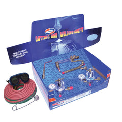 Made in USA - Oxygen/Acetylene Torch Kits; Type: Oxyacetylene; Hydrogen; MAP//Pro; Propane; Natural Gas ; Maximum Cutting: 6 (Inch); Welding Capacity: 1-1/4 (Inch); Maximum Heating Capacity: 5600?F ; Contents: Welding Handle WH370; Cutting Attachment CA3 - Exact Industrial Supply