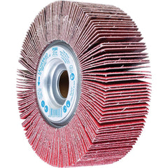 PFERD - Unmounted Flap Wheels; Abrasive Type: Coated ; Outside Diameter (Inch): 6 ; Face Width (Inch): 2 ; Center Hole Size (Inch): 1 ; Abrasive Material: Ceramic Oxide ; Grit: 60 - Exact Industrial Supply