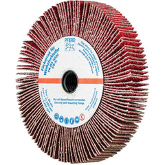 PFERD - Unmounted Flap Wheels; Abrasive Type: Coated ; Outside Diameter (Inch): 5 ; Face Width (Inch): 5/8 ; Center Hole Size (Inch): 5/8 ; Center Hole Thread Size: 5/8-11 ; Abrasive Material: Ceramic Oxide - Exact Industrial Supply