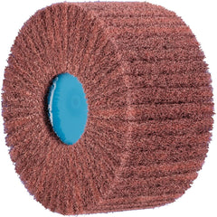 PFERD - Unmounted Flap Wheels; Abrasive Type: Non-Woven ; Outside Diameter (Inch): 4 ; Face Width (Inch): 2 ; Center Hole Thread Size: 5/8-11 ; Abrasive Material: Aluminum Oxide ; Grit: 280 - Exact Industrial Supply