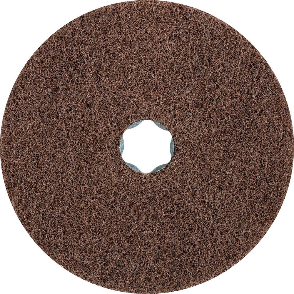 PFERD - Quick Change Discs; Disc Diameter (Inch): 5 ; Attaching System: COMBICLICK ; Abrasive Type: Non-Woven ; Abrasive Material: Aluminum Oxide ; Grade: Fine ; Grit: 180 - Exact Industrial Supply