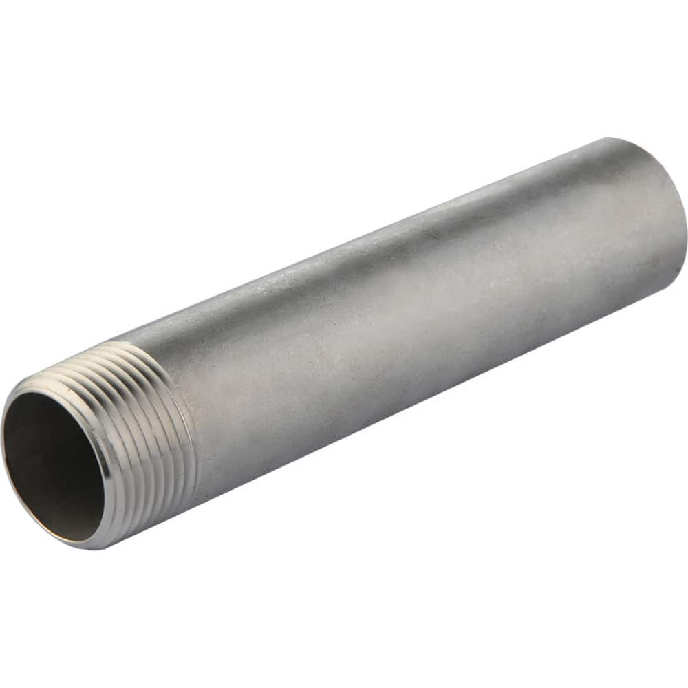 Guardian Worldwide - Stainless Steel Pipe Nipples & Pipe; Style: Threaded ; Pipe Size: 4 (Inch); Length (Inch): 6 ; Material Grade: 304/304L ; Schedule: 40