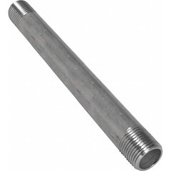 Guardian Worldwide - Stainless Steel Pipe Nipples & Pipe; Style: Threaded ; Pipe Size: 2 (Inch); Length (Inch): 10 ; Material Grade: 304/304L ; Schedule: 40 - Exact Industrial Supply