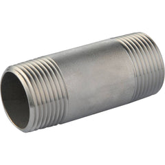 Guardian Worldwide - Stainless Steel Pipe Nipples & Pipe; Style: Threaded ; Pipe Size: 3 (Inch); Length (Inch): 5-1/2 ; Material Grade: 304/304L ; Schedule: 40 - Exact Industrial Supply