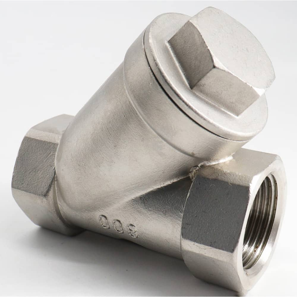 Guardian Worldwide - Check Valves; Design: 2-Way ; Pipe Size (Inch): 1 ; End Connections: FNPT x FNPT ; Material: Stainless Steel ; Material: Stainless Steel ; Seal Material: PTFE - Exact Industrial Supply