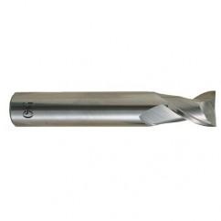 1 Dia. x 4 Overall Length 2-Flute .120 C/R Solid Carbide SE End Mill-Round Shank-Center Cutting-Uncoated - A1 Tooling