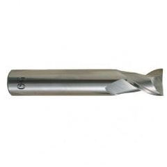 1 Dia. x 4 Overall Length 2-Flute .120 C/R Solid Carbide SE End Mill-Round Shank-Center Cutting-Uncoated - A1 Tooling