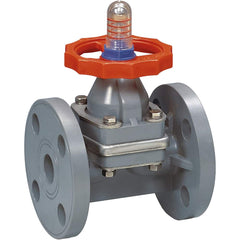 Hayward - Diaphragm Valves; End Connections: Flanged ; Pipe Size: 1 (Inch); Pipe Size (mm): 25.40 ; Material: PVC ; Seal Material: EPDM ; Maximum Working Pressure (psi): 150.000 - Exact Industrial Supply