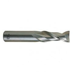 5/8 Dia. x 3-1/2 Overall Length 2-Flute .030 C/R Solid Carbide SE End Mill-Round Shank-Center Cutting-Uncoated - A1 Tooling