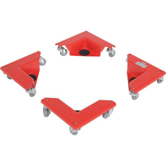 Vestil - Dollies; Load Capacity (Lb.): 1200.000 ; Material: Steel ; Width (Inch): 10-1/4 ; Wheel Diameter (Decimal Inch): 2.5000 ; Wheel Width (Decimal Inch): 0.7500 ; Height (Inch): 3-1/2 - Exact Industrial Supply