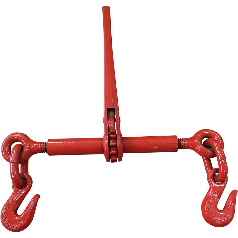 Crosby - Loadbinders; Type: Ratchet ; Maximum Chain Size (Inch): 3/8 ; Minimum Chain Size (Inch): 5/16 ; Load Capacity (Lb.): 8800.000 - Exact Industrial Supply