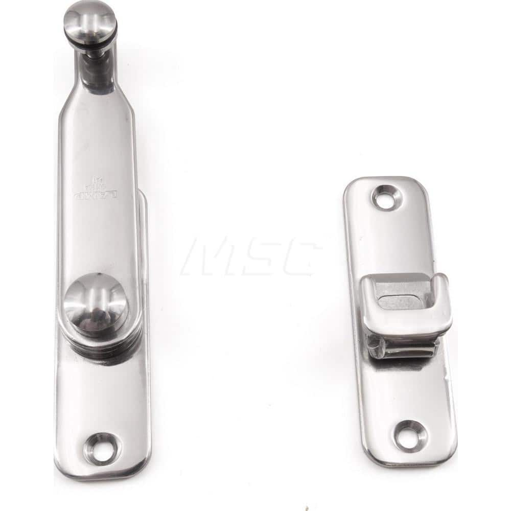 Latches; Type: Bar Latch; Length (mm): 100.00; Width (mm): 80.00; Height (mm): 25.5000; Finish/Coating: Polished; Distance Between Mounting Hole Centers: 66; Series: BLT; Minimum Order Quantity: 304 Stainless Steel; Material: 304 Stainless Steel; Descript