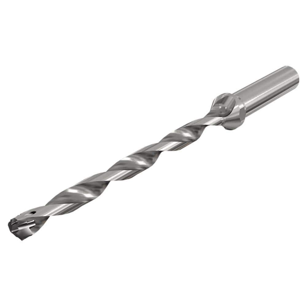 Replaceable Tip Drill: 1.102 to 1.138'' Drill Dia, 13.42″ Max Depth, 1.25'' Straight-Cylindrical Shank Uses ICP Inserts, Through Coolant