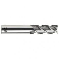 5/16 Dia. x 2-1/2 Overall Length 3-Flute .020 C/R Solid Carbide SE End Mill-Round Shank-Center Cutting-Uncoated - A1 Tooling