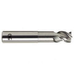 1/2 Dia. x 4 Overall Length 3-Flute Square End Solid Carbide SE End Mill-Round Shank-Center Cutting-Uncoated - A1 Tooling