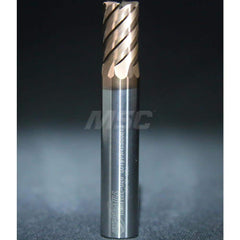 Square End Mill: 3/4'' Dia, 1-1/2'' LOC, 3/4'' Shank Dia, 4'' OAL, 6 Flutes, Solid Carbide Single End, TXC Finish, Spiral Flute, 45 ° Helix, RH Cut, RH Flute, Series HM6F