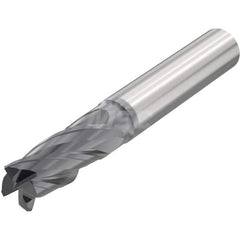 Corner Radius End Mill: 0.7874″ Dia, 4 Flutes, Solid Carbide 35 ° Helix, SIRON-A Coated, Corner Radius End, Series JSE514