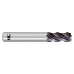 1/2 x 1/2 x 1-1/4 x 3-1/4 4Fl .060 C/R Carbide End Mill - EXO - A1 Tooling