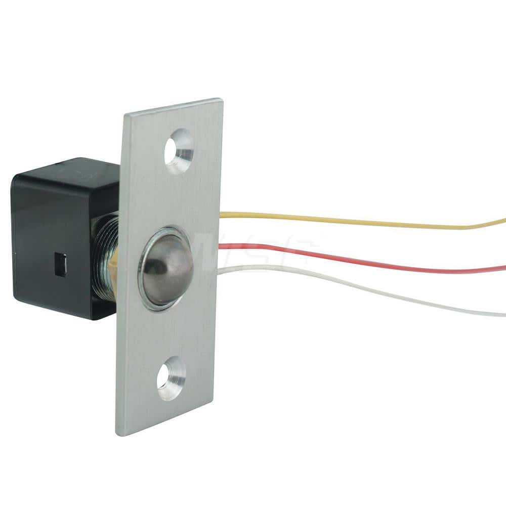 Door Closer Accessories; Type: Electromechanical Ball Door Position Switch; For Use With: Swinging or Sliding Doors; Finish: Aluminum; Finish/Coating: Aluminum; Type: Electromechanical Ball Door Position Switch; Accessory Type: Electromechanical Ball Door