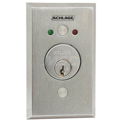 Key Switches; Switch Type: Flush Mount; Switch Sequence: On-Off; Contact Form: SPDT; Actuator Type: Switch; Key; Terminal Type: Spring; Voltage: 12; 24; 30; Material: Stainless Steel