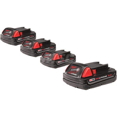 Power Tool Battery: 18V, Lithium-ion 2 Ah, 45 min Charge Time, Series M18 RED