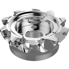 Indexable High-Feed Face Mills; Minimum Cutting Diameter: 130.60 mm; Maximum Cutting Diameter: 160.00 mm; Maximum Depth Of Cut: 2.50 mm; Arbor Hole Diameter (mm): 40.00; Compatible Insert Size Code: SPKT180630; Maximum Ramping Angle: 0.9; Series: R220.21;