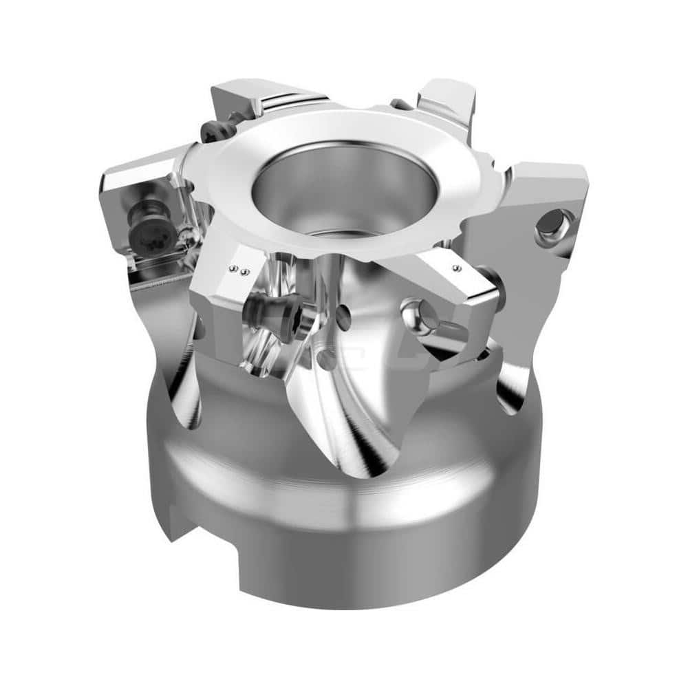 Indexable High-Feed Face Mills; Minimum Cutting Diameter: 35.70 mm; Maximum Cutting Diameter: 52.00 mm; Maximum Depth Of Cut: 1.10 mm; Arbor Hole Diameter (mm): 22.00; Compatible Insert Size Code: SPKT10T317; Maximum Ramping Angle: 1.8; Series: R220.21; C