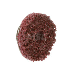 Quick-Change Disc: 5/8″ Disc Dia, Aluminum Oxide, Non-Woven Maroon, Cloth Backed, 12,000 RPM