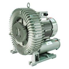 Regenerative Air Blowers; Inlet Size: 2.5; Outlet Size: 2.5; Horse Power: 8.50; Amperage Rating: 28.6000; Cubic Feet Per Minute: 400 SCFM; Height (Inch): 26; Width (Decimal Inch): 22; Maximum Working Water Pressure: 116.00; Maximum Vacuum Water Pressure: