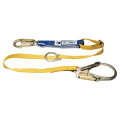 Lanyards & Lifelines; Load Capacity: 5000 lb; Construction Type: Webbing; Harness Type: Ladder Climbing; Lanyard End Connection: Snap Hook; Anchorage End Connection: Rebar Hook; Length Ft.: 6.00