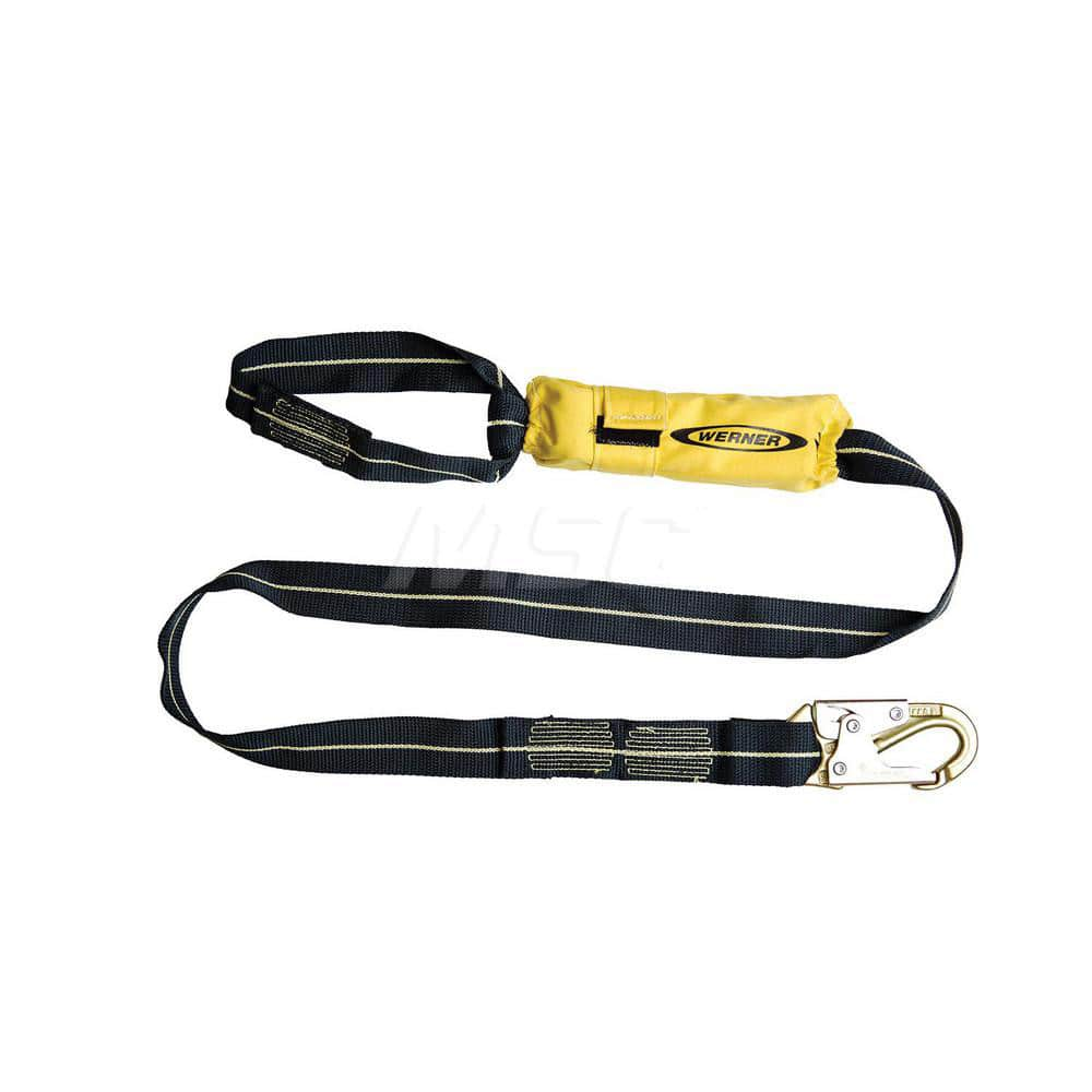 Lanyards & Lifelines; Load Capacity: 5000 lb; Construction Type: Webbing; Harness Type: Ladder Climbing; Lanyard End Connection: Web Loop; Anchorage End Connection: Snap Hook; Length Ft.: 6.00