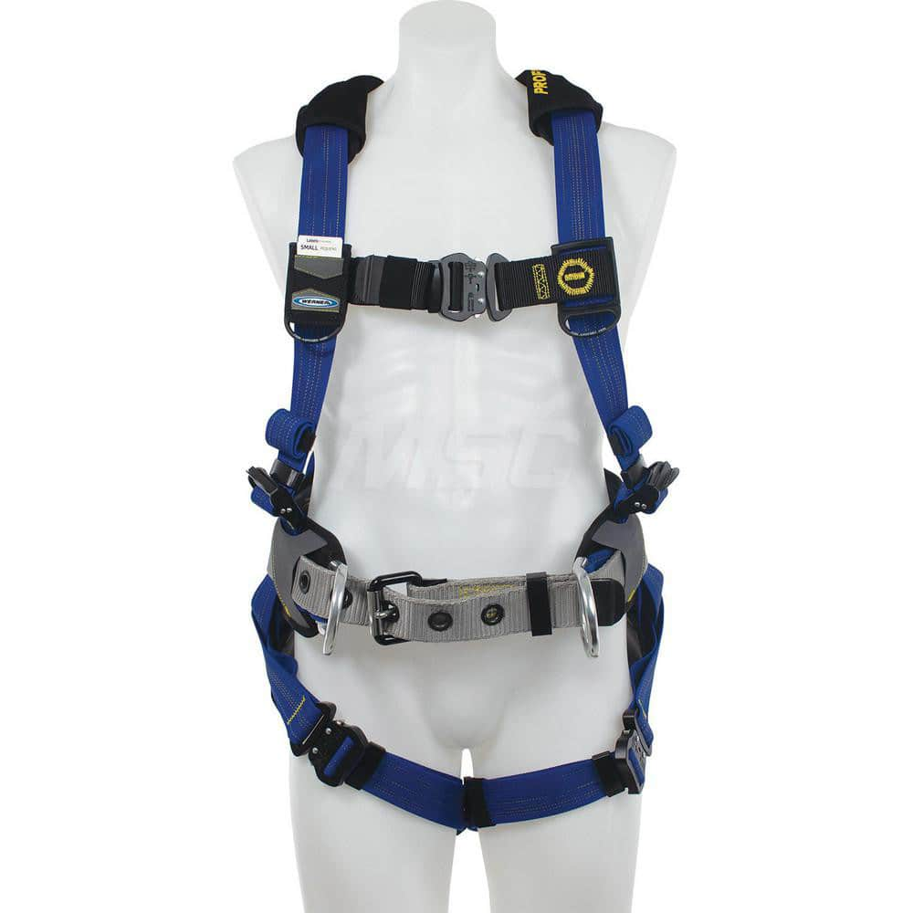 Fall Protection Harnesses: 400 Lb, Single D-Ring Style, Size X-Large, For Construction, Back