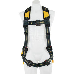 Fall Protection Harnesses: 400 Lb, Arc Flash Single D-Ring Style, Size X-Large, For General Industry, Back