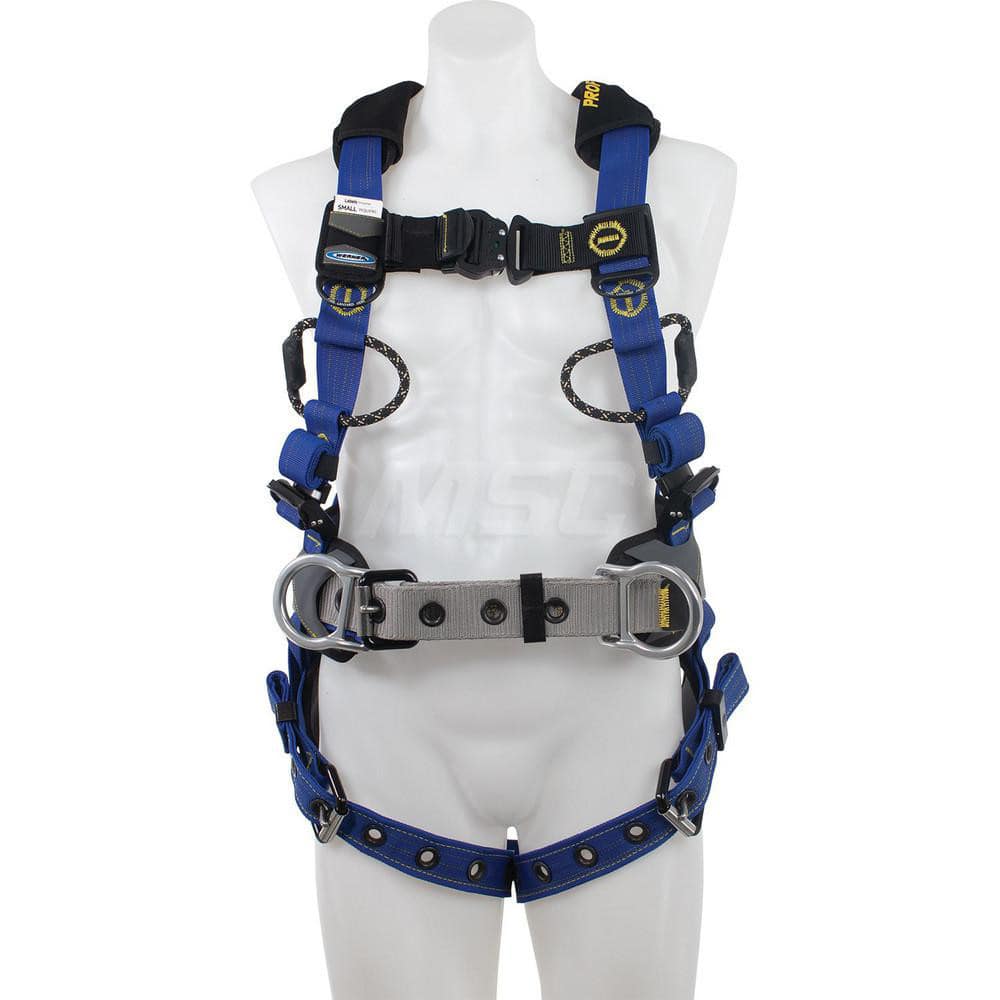 Fall Protection Harnesses: 400 Lb, Single D-Ring Style, Size 2X-Large, For Climbing & Positioning, Back