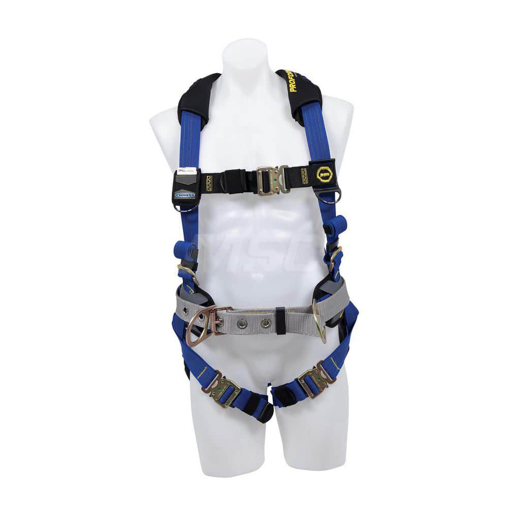 Fall Protection Harnesses: 400 Lb, Single D-Ring Style, Size X-Large, For Construction, Back