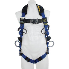 Fall Protection Harnesses: 400 Lb, Single D-Ring Style, Size Small, For Climbing & Positioning, Back