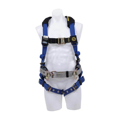 Fall Protection Harnesses: 400 Lb, Single D-Ring Style, Size X-Large, For Construction, Back