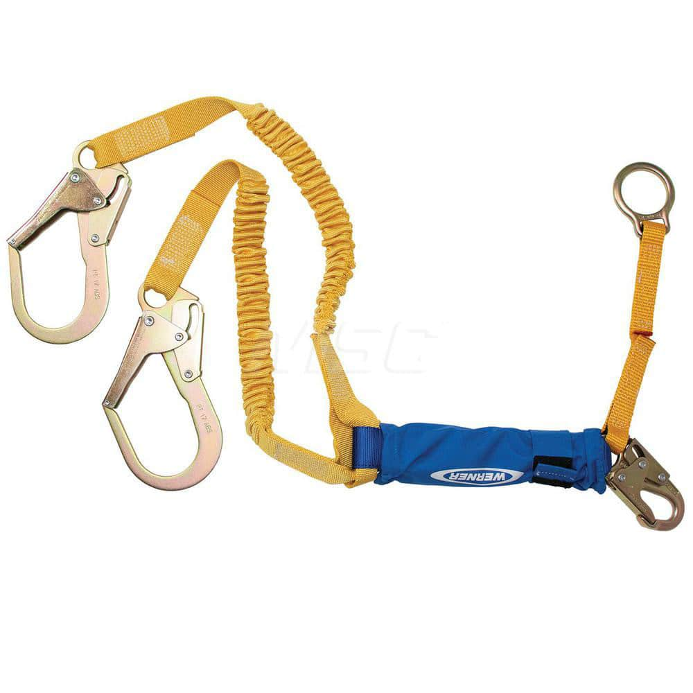 Lanyards & Lifelines; Load Capacity: 5000 lb; Construction Type: Webbing; Harness Type: Ladder Climbing; Lanyard End Connection: Snap Hook; Anchorage End Connection: Rebar Hook; Length Ft.: 6.00