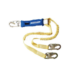 Lanyards & Lifelines; Load Capacity: 5000 lb; Construction Type: Webbing; Harness Type: Ladder Climbing; Lanyard End Connection: Snap Hook; Anchorage End Connection: Carabiner; Length Ft.: 6.00