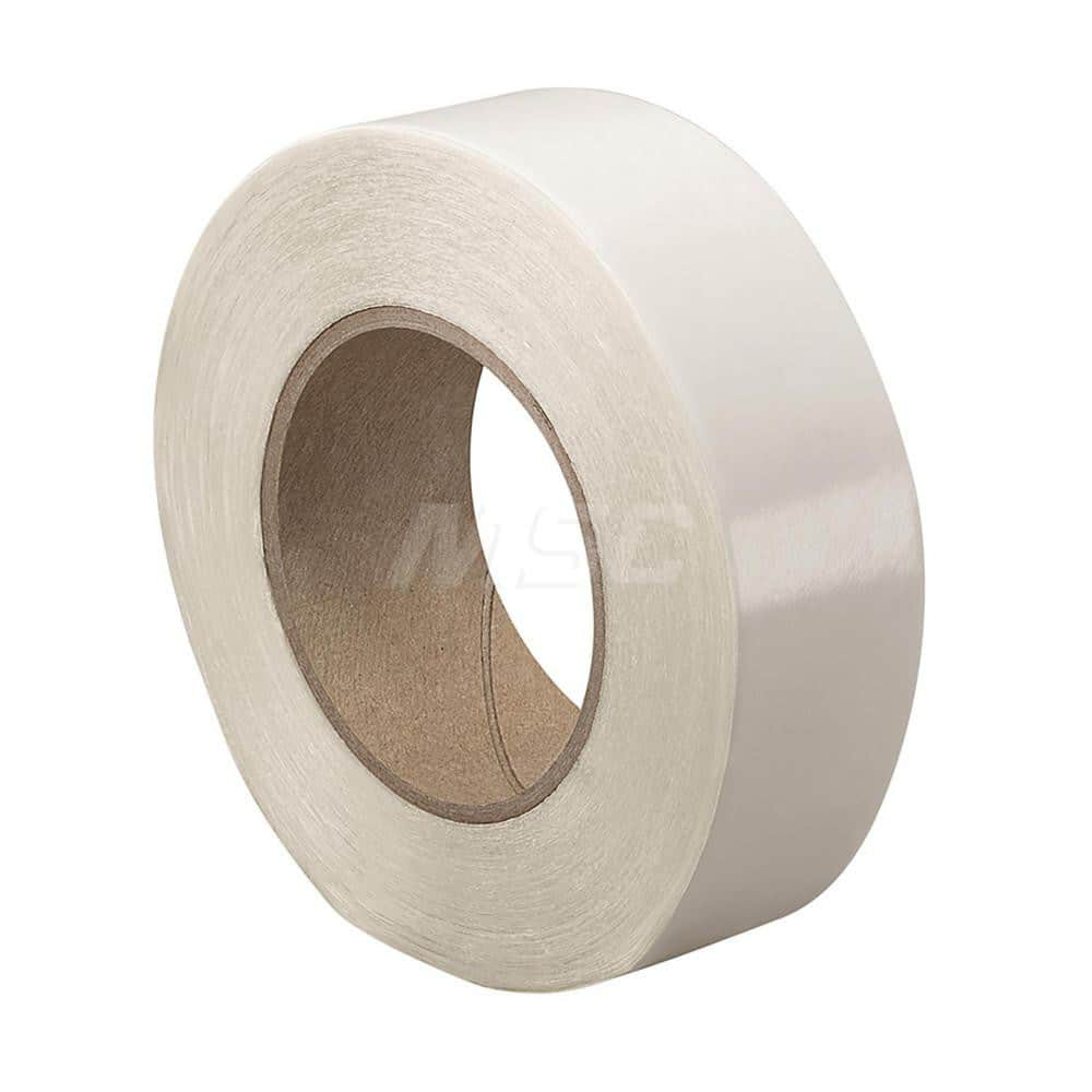 Translucent Double-Sided UPVC Tape: 3″ Wide, 36 yd Long, 8.5 mil Thick, Acrylic Adhesive