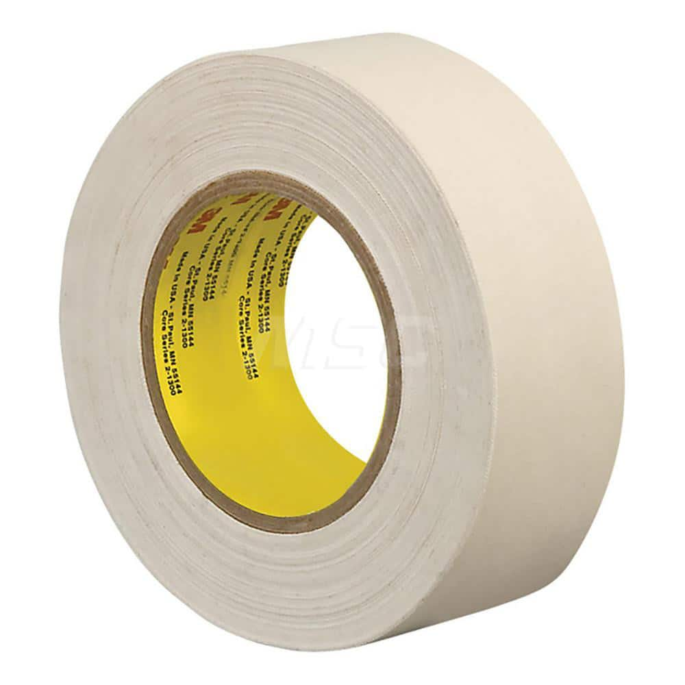 Duct Tape: 2″ Wide, 10.5 mil Thick, Cotton Cloth Natural Rubber Adhesive, 36 lb/in Tensile Strength