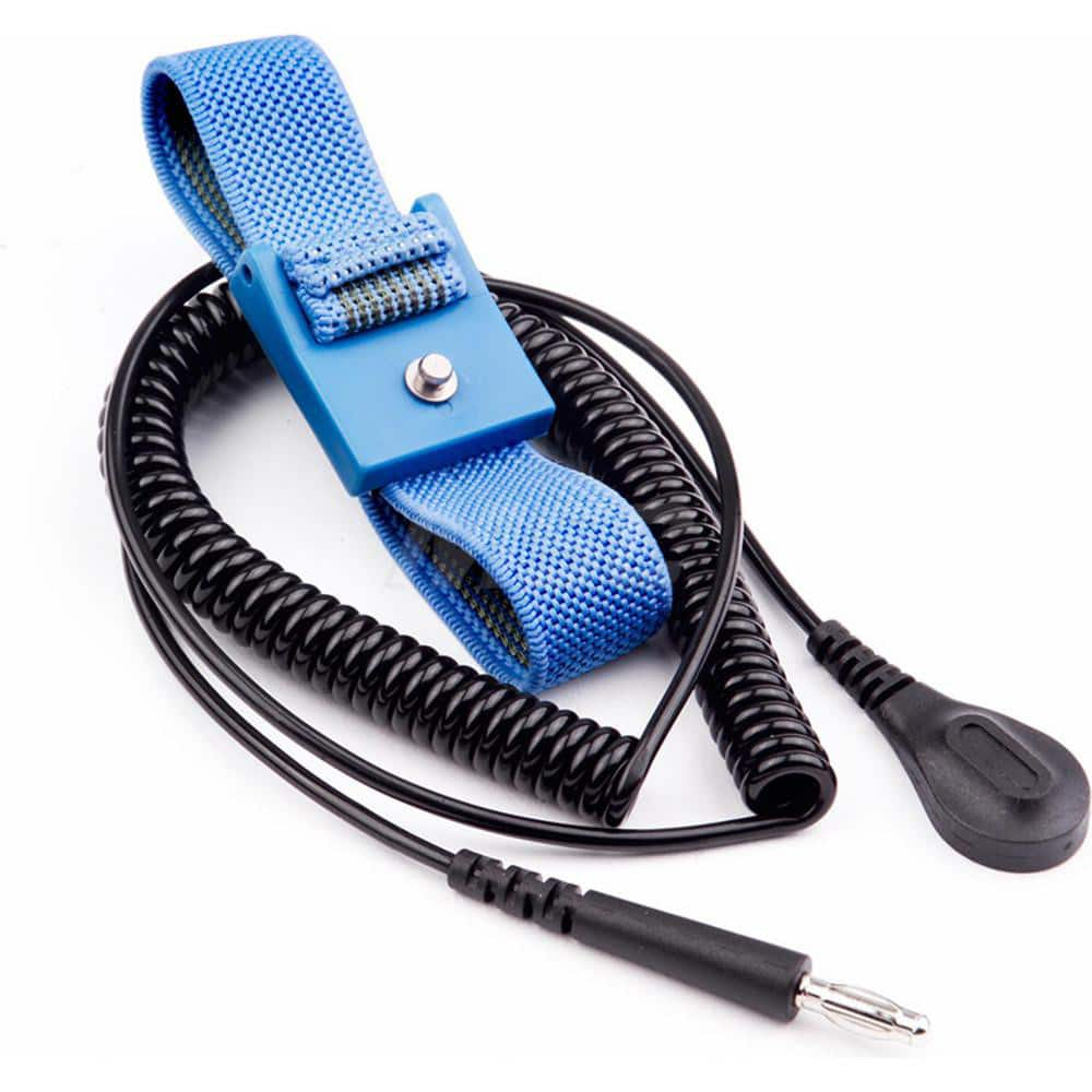 Grounding Wrist Straps; Size: Adjustable; Attachment Method: Snap Lock; Disposable or Reusable: No; Material: Fabric; Grounding Cord Included: No; Resistor: Yes; Disposable: No