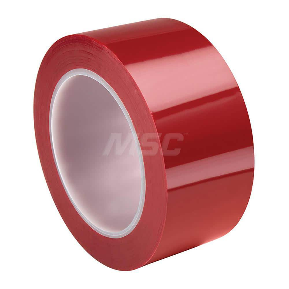 Polyester Film Tape: 2″ Wide, 72 yd Long, 3 mil Thick 24 Lb/In Tensile Strength, Silicone Adhesive, 425 ° F