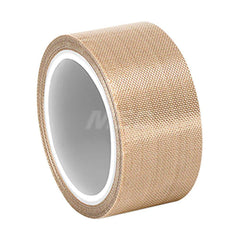 Glass Cloth Tape; Width (Inch): 3; Material Type: PTFE; Color: Brown; Adhesive Material: Silicone; Length (yd): 5.00; Thickness (mil): 5.6000; Tensile Strength (Lb./Inch): 100.00; Minimum Operating Temperature (F): -100.000; Maximum Operating Temperature