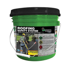 Fall Protection Kits; Kit Type: Roofer's Kit; Application: Roofing; Color: Green; Harness Size: Universal; Lanyard Length (Feet): 30 ft; Lanyard Length: 30 ft