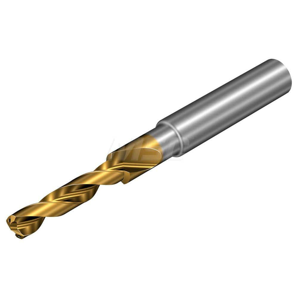 15.5mm Minor 19.6mm Major 47mm Step Length 147° High Performance Solid Carbide Subland Step Drill Bit TiAlSiN & TiSiN Finish, 142mm OAL, Series CoroDrill 860